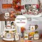 Fall Decorations Farmhouse Fall Home Decor Hello Fall Signs 36 Interchangeable Sayings with 3 Wooden Frames Autumn Decorations for Office and Living Room Tiered Tray Decor Table Desk Wall Decor Seasonal Decoration Holiday Gift